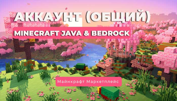 АККАУНТ MINECRAFT & JAVA BEDROCK (Общий)